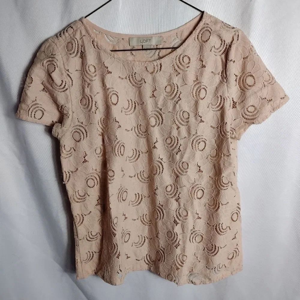 Loft lace top